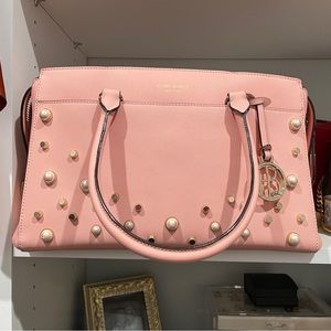 Henri Bendel pearl studded handbag